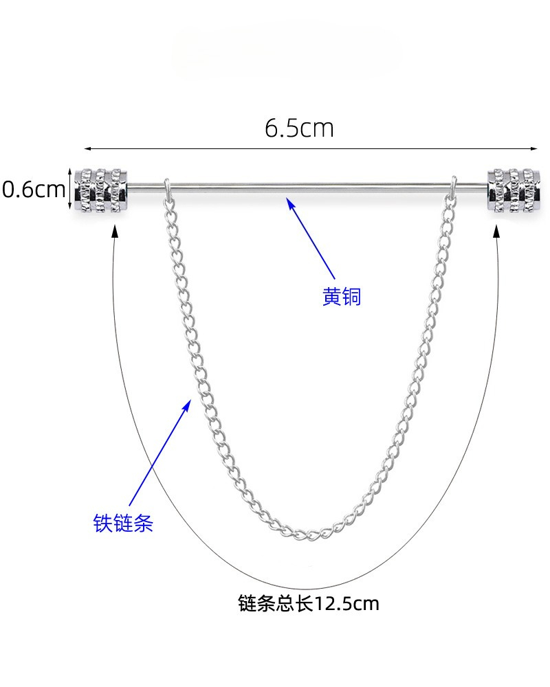 Nuevo broche para hombre, clip - Elegant Decor & Lighting Llc reseña y precio