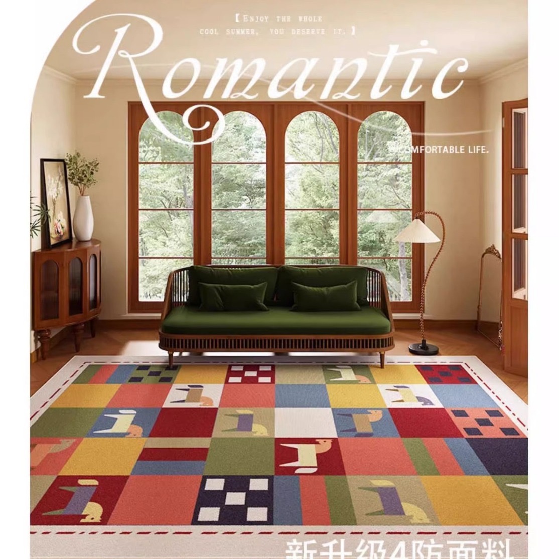 VIKAMA-alfombra ligera de lujo - Lighting Home Decor Products reseña y precio
