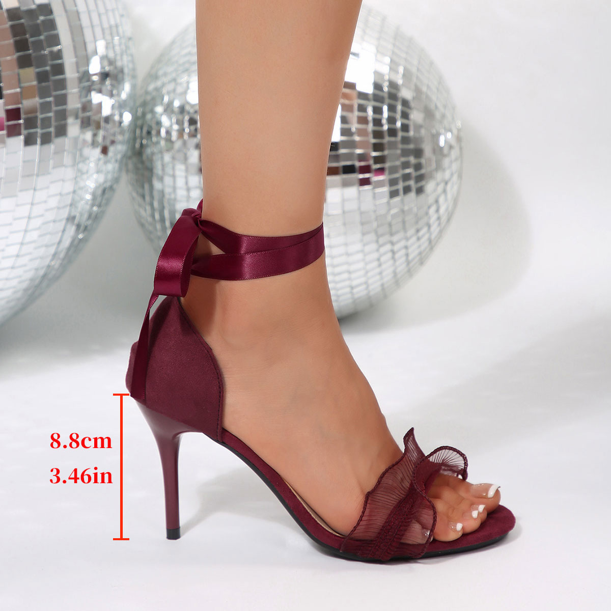 Sandalias de Tacón Alto Negras - Office Lighting Decor reseña y precio