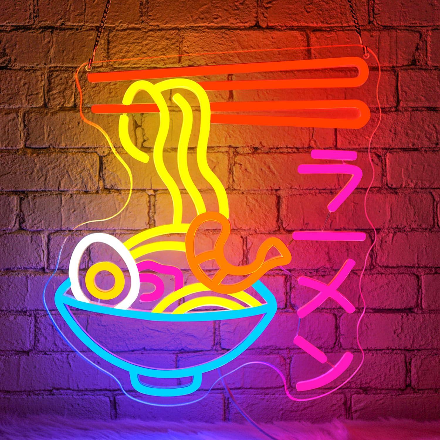 Letrero de Neón LED de Ramen,  - Kitchen Decor Lighting reseña y precio
