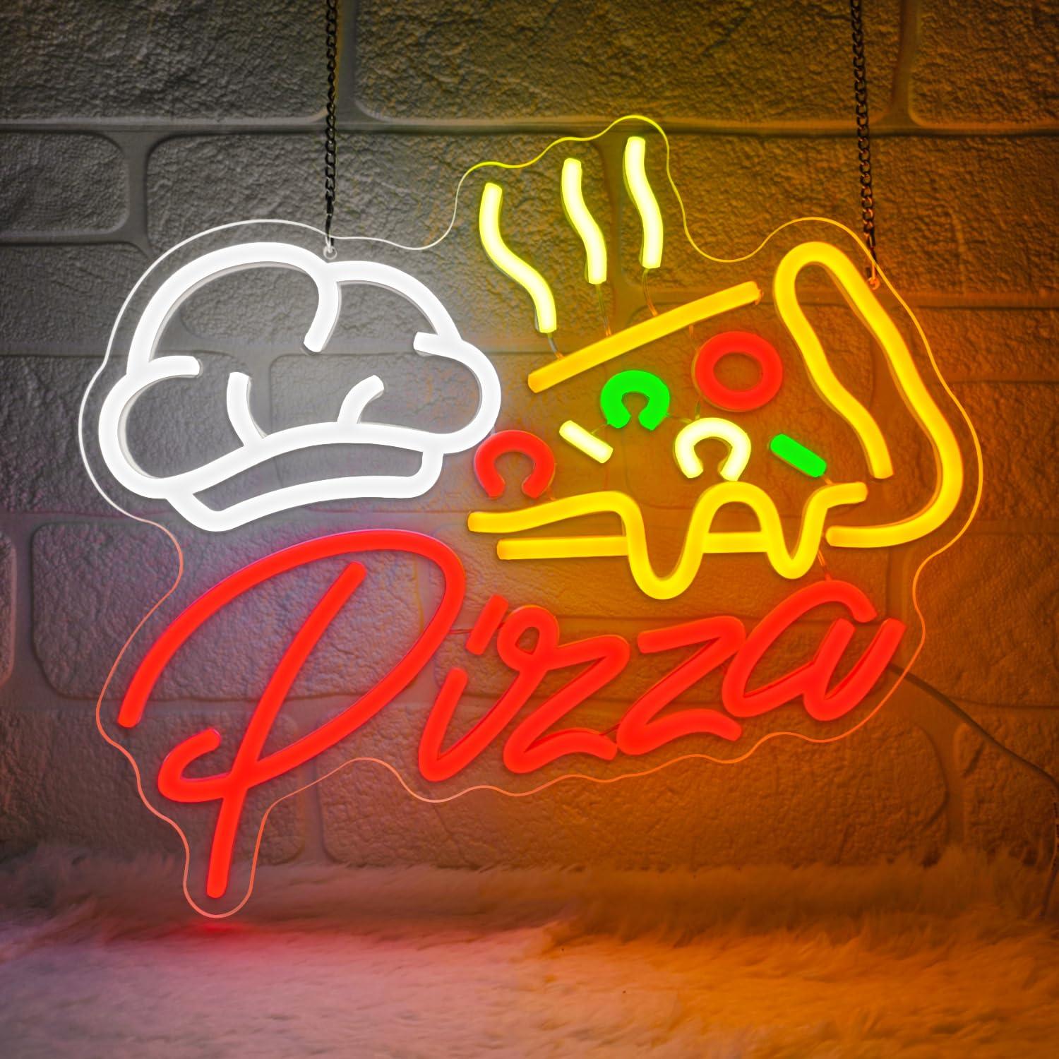 Letrero Luminoso de Pizza, Luc - Kitchen Decor Lighting reseña y precio