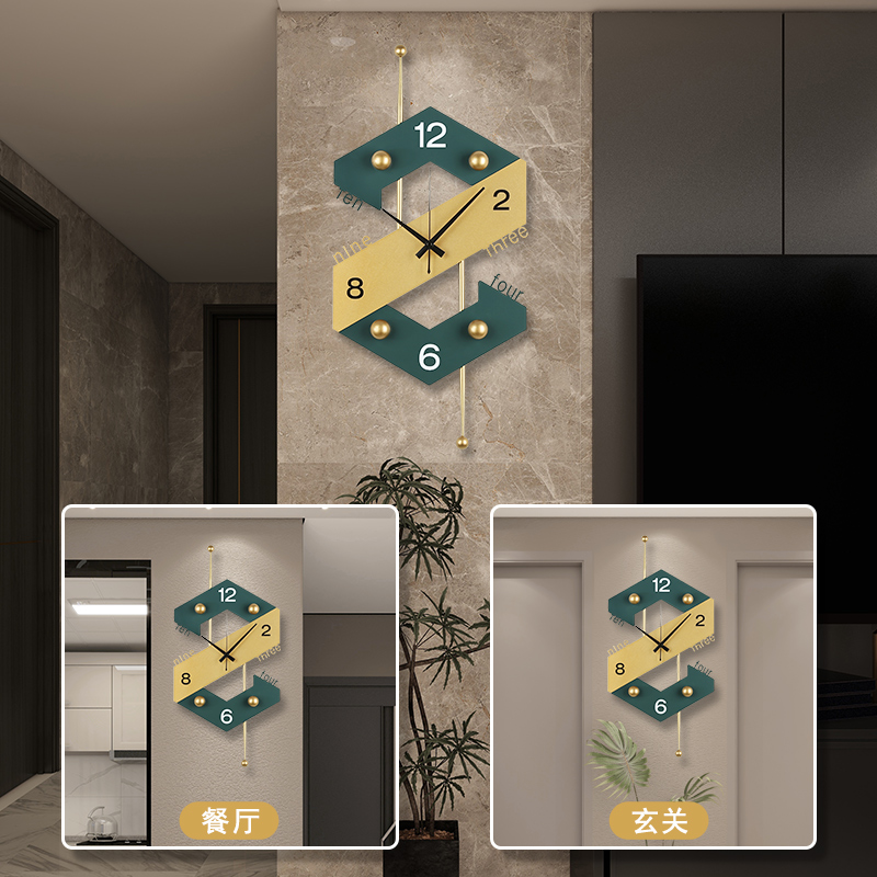 Reloj de pared para sala de es - Lighting Home Decor Wall Clocks reseña y precio