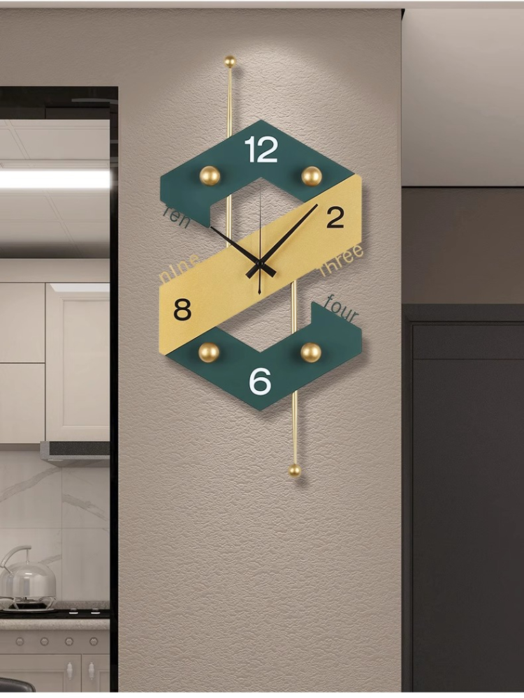 Reloj de pared para sala de es - Lighting Home Decor Wall Clocks reseña y precio